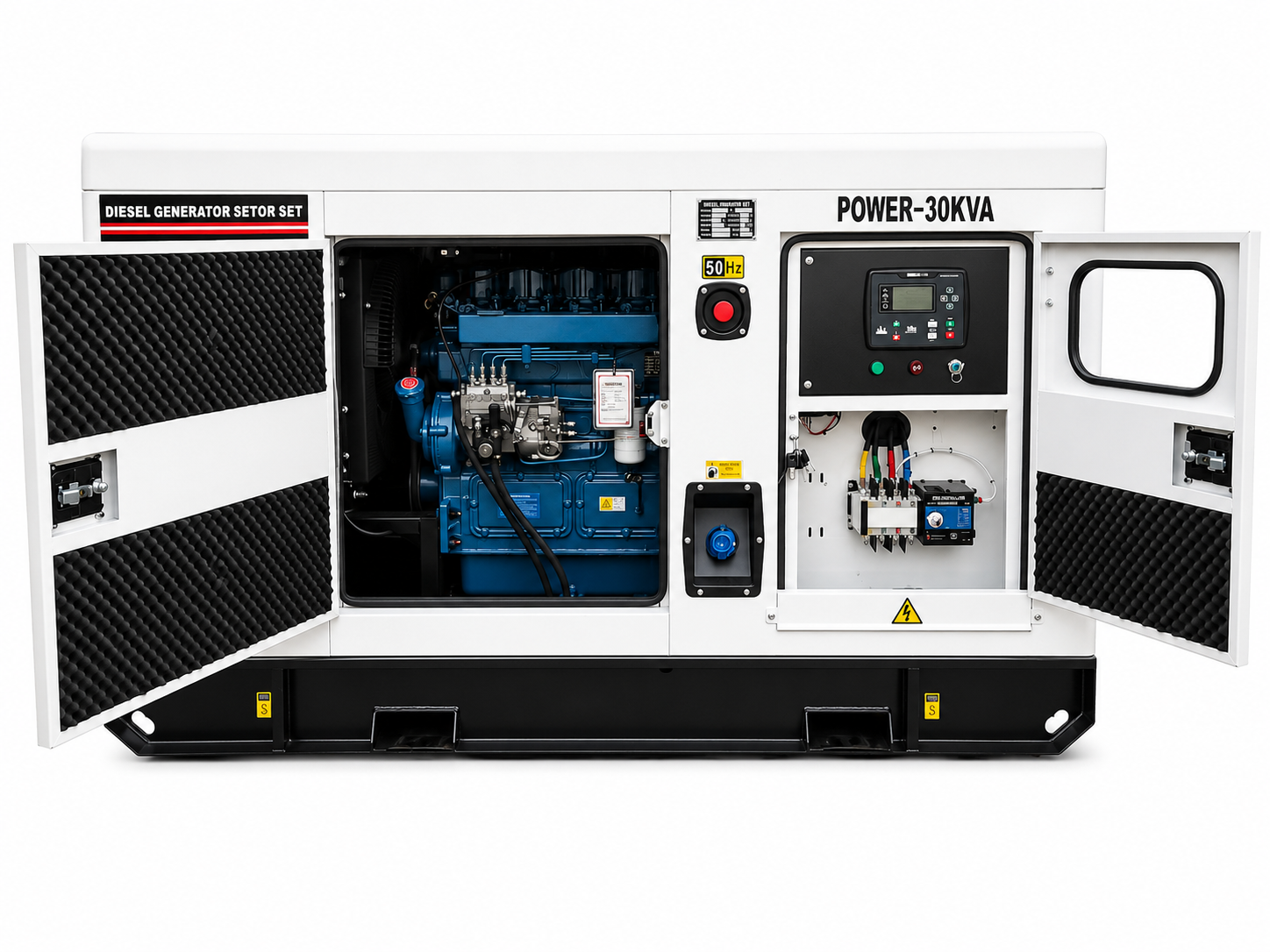 Open Diesel Generator Set Product Shot